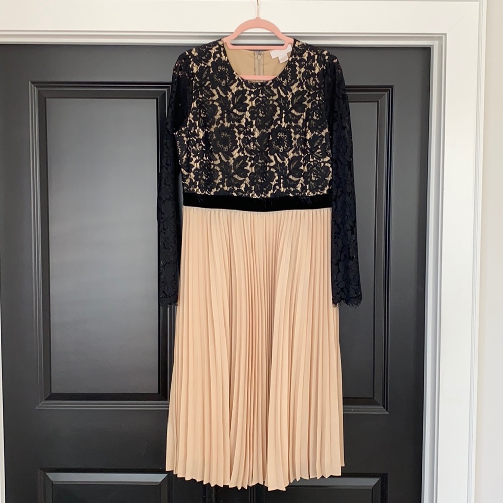 Rachel Parcell Lace Pleat Dress